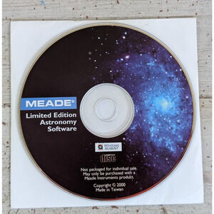 Meade Limited Edition Astronomy Software 1999 for Windows 98 Autostar Telescope